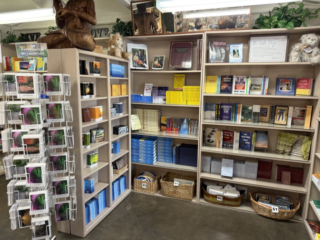 A huge selection of 12-step and Spiritual Books and Gifts at The Latest Thing in Costa Mesa, CA.